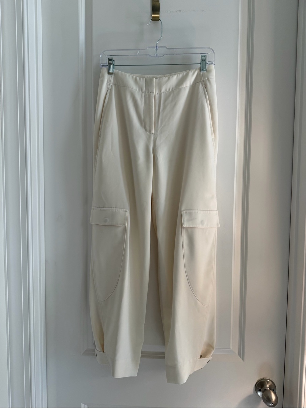 Club Monaco Cream Tailored Trousers